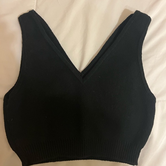 Cordera Long Knit Top, Black - Picture 2 of 4